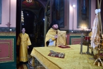 Епископ Максим возглавил Божественную литургию в Вознесенском соборе города Ельца