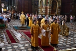 Епископ Максим возглавил Божественную литургию в Вознесенском соборе города Ельца