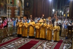 Епископ Максим возглавил Божественную литургию в Вознесенском соборе города Ельца