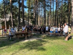 Летний лагерь в лесу для СПМК «Александр Пересвет»