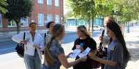 Уличная акция «Выборы – общество – будущее» - ЦБС города Ельца