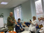 Мастер – класс фельдшера – участника СВО по оказанию медицинской помощи раненым
