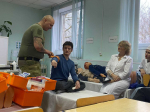 Мастер – класс фельдшера – участника СВО по оказанию медицинской помощи раненым