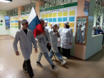 Церемония поднятия Государственного флага Российской Федерации