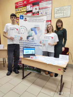 Профориентационная встреча с Долгоруковский и школьниками