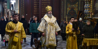 Божественная литургия в Вознесенском соборе - Елецкая епархия