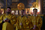 Божественная литургия в Вознесенском соборе