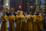 Божественная литургия в Вознесенском соборе