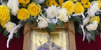 Божественная литургия архиерейским чином в Христорождественском храме села Перехваль - Елецкая епархия