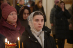 В храме Спаса Нерукотворного совершены службы навечерия Рождества Христова