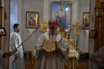 В храме Спаса Нерукотворного совершены службы навечерия Рождества Христова
