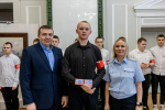 Студенты Елецкого медицинского колледжа им.К.С. Константиновой приняли участие в торжественном городском мероприятии, посвященном 10-летию добровольной молодежной дружины