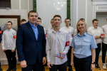 Студенты Елецкого медицинского колледжа им.К.С. Константиновой приняли участие в торжественном городском мероприятии, посвященном 10-летию добровольной молодежной дружины