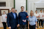 Студенты Елецкого медицинского колледжа им.К.С. Константиновой приняли участие в торжественном городском мероприятии, посвященном 10-летию добровольной молодежной дружины