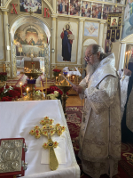 В Георгиевском храме села Казаки состоялся чин отпевания Николая Платоновича Семенихина