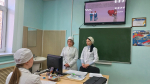 В честь Дня фельдшера активисты “Движения Первых” из группы Сд 11 Меренкова Вероника и Меркулова Вероника провели информационный лекторий