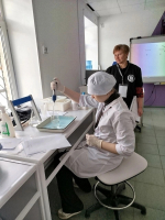 Компетенция “Лабораторный медицинский анализ”: второй конкурсный день