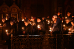 В Вознесенском соборе совершено вечернее богослужение с чтением канона прп. Андрея Критского