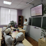 В рамках предметной недели по ОБЗР со студентами первого курса специальности Сестринское дело было проведено мероприятие, посвященное пожарной безопасности