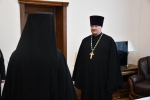 Владыка поздравил регента архиерейского хора Елецкой епархии с юбилеем