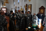 Литургия Преждеосвященных Даров в Троекуровском монастыре