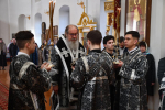 Литургия Преждеосвященных Даров в Троекуровском монастыре