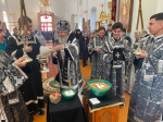 Литургия Преждеосвященных Даров в Троекуровском монастыре