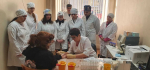 Студенты колледжа специальности Лабораторная диагностика знакомятся с работой лаборатории