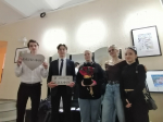 28 марта студенты-участники театральной студии колледжа “АЗ” отметили День театра коллективным посещением театра