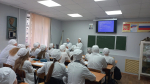 В медицинском колледже продолжаются информационно-профилактические пятиминутки от активистов первичного отделения “Движение Первых”