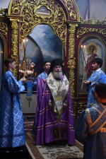 Всенощное бдение в канун праздника Благовещения Пресвятой Богородицы