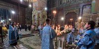 Владыка совершил службу Похвалы Пресвятой Богородицы - Елецкая епархия
