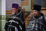 В Великий Понедельник епископ Максим совершил Литургию Преждеосвященных Даров в Троицком монастыре