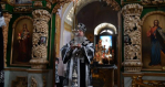 В Великий Понедельник епископ Максим совершил Литургию Преждеосвященных Даров в Троицком монастыре