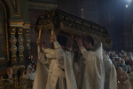В Пасхальную ночь епископ Максим возглавил Божественную литургию в Вознесенском соборе