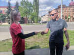 Волонтеры Елецкого медицинского колледжа приняли активное участие в акции “Георгиевская ленточка”