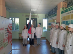 Церемония поднятия Государственного флага Российской Федерации