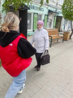 Продолжается акция “Георгиевская лента” и участие в них наших ребят