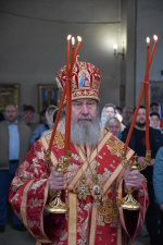 Божественная Литургия в Никольском (зареченском) храме города Чаплыгина
