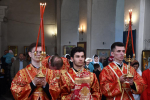 Божественная Литургия в Никольском (зареченском) храме города Чаплыгина
