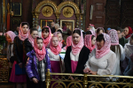 Божественная литургия с участием хоров воскресных школ храмов города Ельца