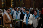 Божественная литургия с участием хоров воскресных школ храмов города Ельца
