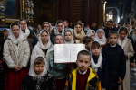 Божественная литургия с участием хоров воскресных школ храмов города Ельца