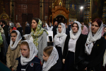 Божественная литургия с участием хоров воскресных школ храмов города Ельца