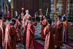 Владыка Максим возглавил Литургию в Вознесенском соборе