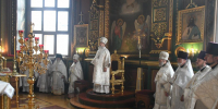 Престольный праздник в Вознесенском соборе города Ельца - Елецкая епархия