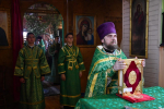 Божественная литургия в день Святаго Духа в Троицком храме города Ельца