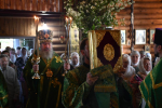 Божественная литургия в день Святаго Духа в Троицком храме города Ельца