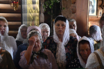 Божественная литургия в день Святаго Духа в Троицком храме города Ельца
