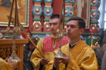 Божественная литургия Архиерейским чином в Казанском соборе Лебедяни